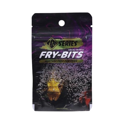 Image of Fry-BITS First Feed for Aquarium Fish Fries A Series Fry Bits | 100 Micron Fine Powder Feed | High Nutrition | Awesome Feed for Live Bearers as Well as Egglayer Fish Fries.