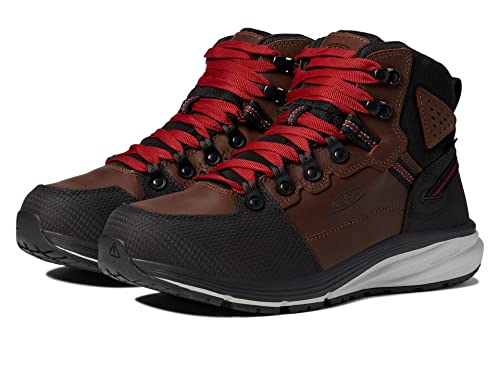Image of KEEN Utility Men's Red Hook Mid height soft Toe waterproof warehouse Work Boots