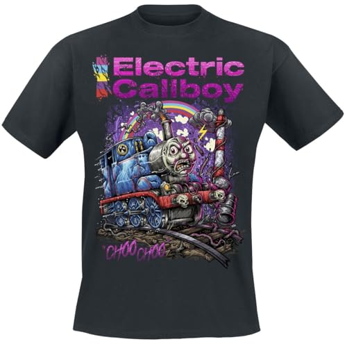 Electric Callboy Choo Choo Unisex T-Shirt schwarz XXL 100% Baumwolle Band-Merch, Bands
