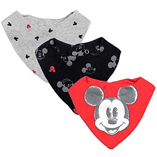 Disney Mickey Mouse Newborn Baby Boys Zip Up Sleep Play Coverall Bodysuits Pants Bibs And Hats 10 Piece 0-6 Months #TOP6
