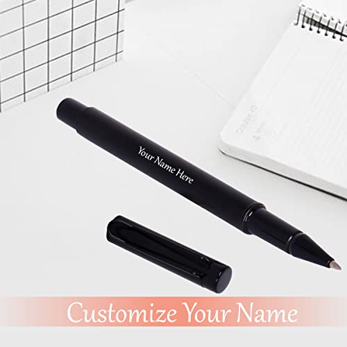 Image of Roshfort Luxury ball Pen - Customized Personalized Ballpoint Pen | Black & Maroon | Stylish Designs | Engrave Your Name SEND DETAIL WHATSAPP +91 9631056748