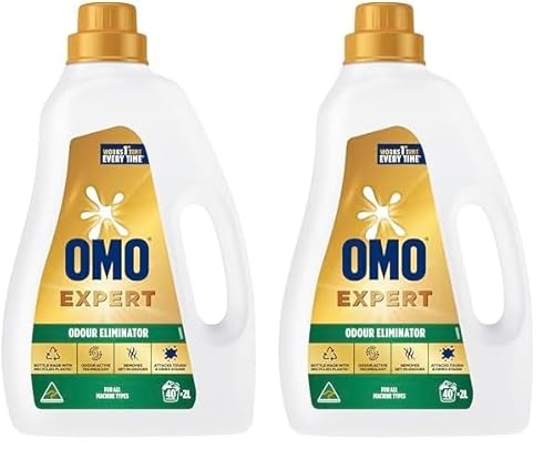 OMO Expert Odour Eliminator Laundry Liquid 2 L (Pack of 2)