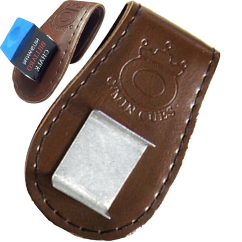 Billard-kreidehalter Aus Pu-Leder, Tragbarer Magnetischer Kreidehalter, Snooker-Queue-kreidehalter Gürtelclip Billard-kreidehalter Aus Pu-Leder, Tragbarer Magnetischer Kreidehalter, Snooker-Queue-kreidehalter Gürtelclip