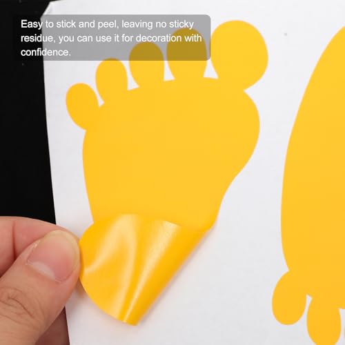 YARNOW 40pcs Adhesivos Decorativos de Manos y Pies para Pared miniatura 4