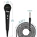 YIOWNER Wired Microphone, Karaoke Handheld Microphone for Singing, Mic Karaoke with 2.5m Cable, Vocal Dynamic Mic for Speaker, AMP, Mixer, DVD