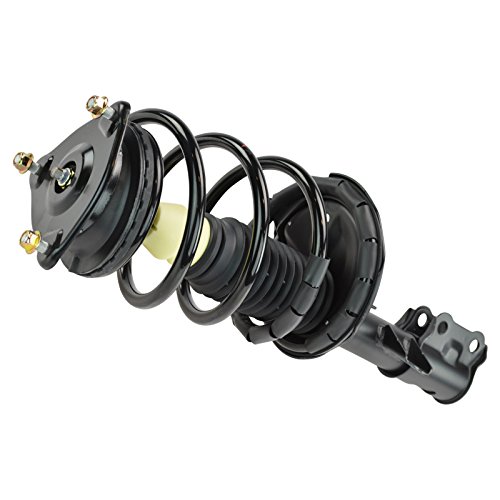Image of TRQ Front and Rear Suspension Kit Complete Strut & Coil Spring Assembly Shock Absorber Sway Bar Stabilizer Link Compatible with 2007-2010 Hyundai Elantra