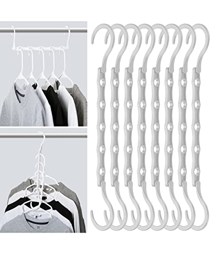 Mr. Pen Space Saving Hangers - 8 Pack, White