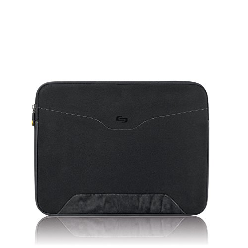 Solo New York CQR Collection CheckFast Airport Security-Friendly Laptop Sleeve for Notebook Computers up to 16 Inches, Black