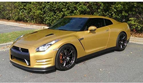 Image of HOME13 Golden Metallic Wrap Car & Bike DIY Wrap Sheet Roll Film Sticker Decal Rated for Automotive & Bike (24 x 480)