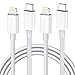 USB C to Lightning Cable 1M 2Pack iPhone Fast Charger Cable Apple MFi Certified iPhone Charging Type C to Lightning Cable for iPhone 14 13 12 11 X Xs Pro, Pro Max, Plus, iPad