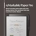reMarkable Paper Pro Bundle – Premium Leather | Includes 11.8” reMarkable Paper Tablet, Marker Plus Pen with Eraser, and a Book Folio Cover in Black Leather