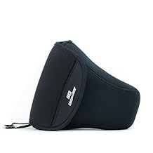 MegaGear Ultra Light Neoprene Camera Case, Cover, Bag Protector for DSLR Cameras Canon EOS 7D Mark II, 70D, Rebel T5i, 6D, Rebel T4i, 5D Mark III, 60D, Black insade Red MG090