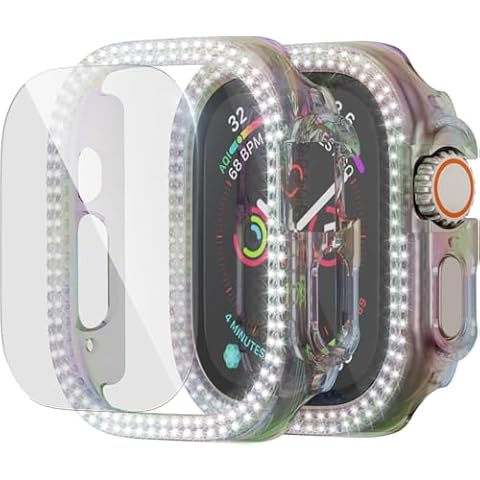 HIDOOING Bling Case for Apple Watch Ultra 2 Cover