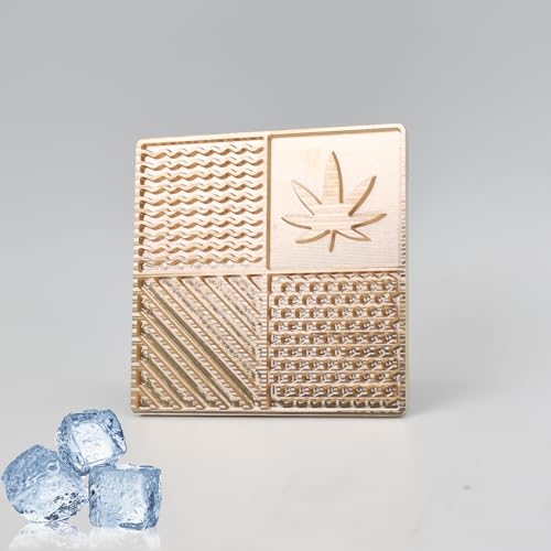 Molde para Cubos de Hielo de Latón Cuadrado Grande miniatura 4
