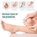 4 Pcs Silicone Toe Spacers – Yoga Toe Separators for Toe Straightening & Relaxation | Correct Overlapping Toes, Bunions, Hammer Toe | Toe Support toe separators for Women & Men (Clear, 3.98)