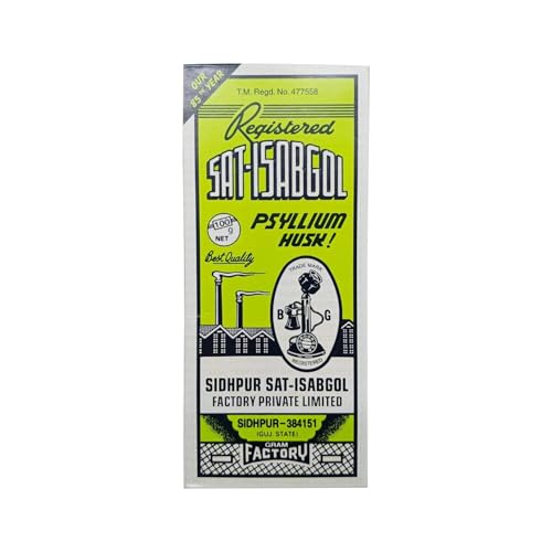 Telephone Pack of 1 - Brand Sat-Isabgol (Psyllium Husk) (100 Grams Each)