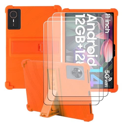 Protector de Pantalla Vidrio Templado y funda JJGJ TB02 anti golpes
