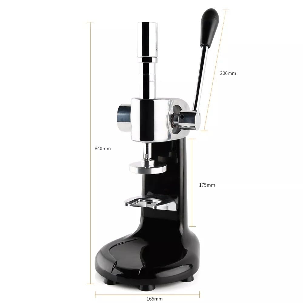 WOHAIPA Commercial Manual Coffee Press, 304 Stainless Steel Concentrated Coffee Tamper, with 8.07-Inch Long Handle, Easy to Press, Durable, Suitable for Home, Bars, Coffee Shops, Western Restaurants