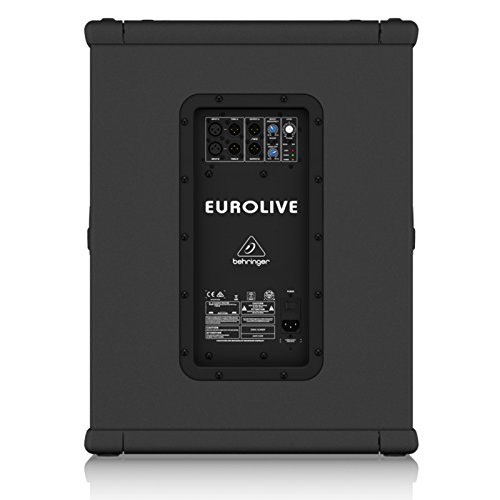 Behringer B1500XP High-Performance 3000W Aktiver PA Subwoofer mit 15\ Turbosound Lautsprecher und Integriertem Stereo-Crossover