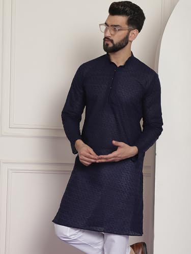 Image of SOJANYA Men's Silk Blend Regular Fit Casual (Since 1958 Woven Design Kurta with Churidar & Embroidered Nehru Jacket