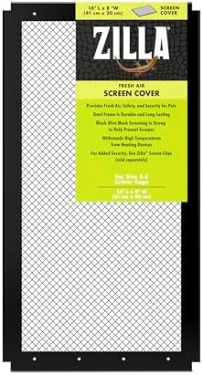 Zilla 8416 Reptile Terrarium Covers Fresh Air Screen, 16x8