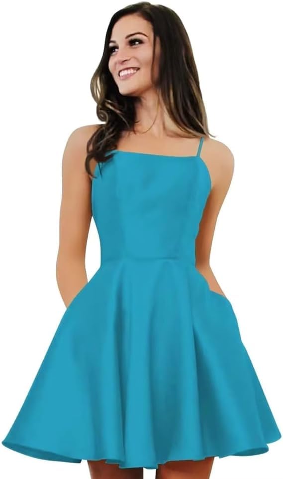 Tennis Dress Grey Stretch Woven Back Sqaure Neck Mini Dress