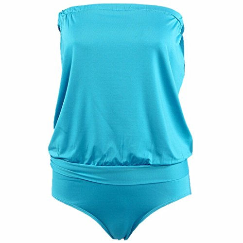 Qiyun.z sujetador sin tirantes multicolor de codigos multiples traje de bano atractivo de la manera del traje bano playa solida