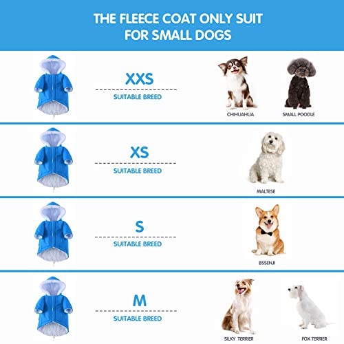 EMUST Fleece Lined Small Dog Winter Hoodie #TOP20