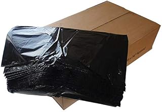 BLACK EXTRA HEAVY DUTY 25kg+ REFUSE BAGS SACKS BIN LINERS RUBBISH BAG 450 x 720 x 950mm 18" x 29" x 39" 250G GWH3 90L 200 bags
