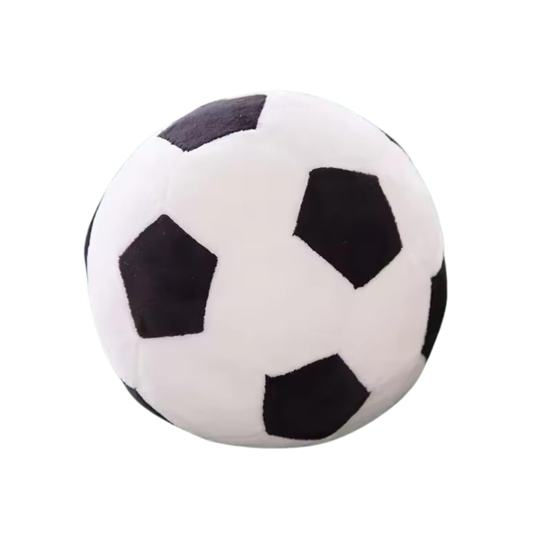 TechMax Solution White & Black Ball Plush Toy-image-0