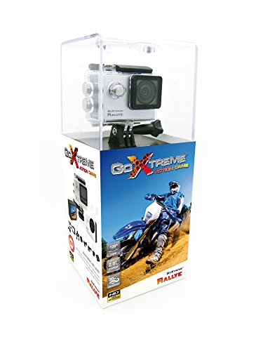 GoXtreme Rallye Silver HD Aktion-Kamera mit wasserdichtem Gehäuse (1280 x 720p, 1,3 Megapixel, CMOS-Sensor, 5 cm (2 Zoll…