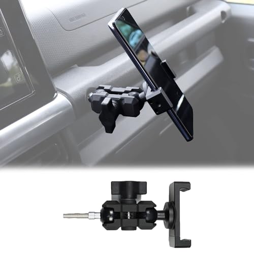 JLZHUYO Car Phone Holder for Suzuki Jimny JB64 Jimny Sierra JB74 Smartphone Holder Phone Stand Aluminum Car Interior Parts Accessories Custom Designed 2019-2024