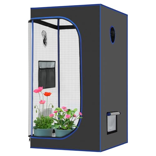 Mitoharet Quadratische Pflanztöpfe 1,8 L - 10 Stück, Schwarz, Aus Kunststoff Für Innen & Außen