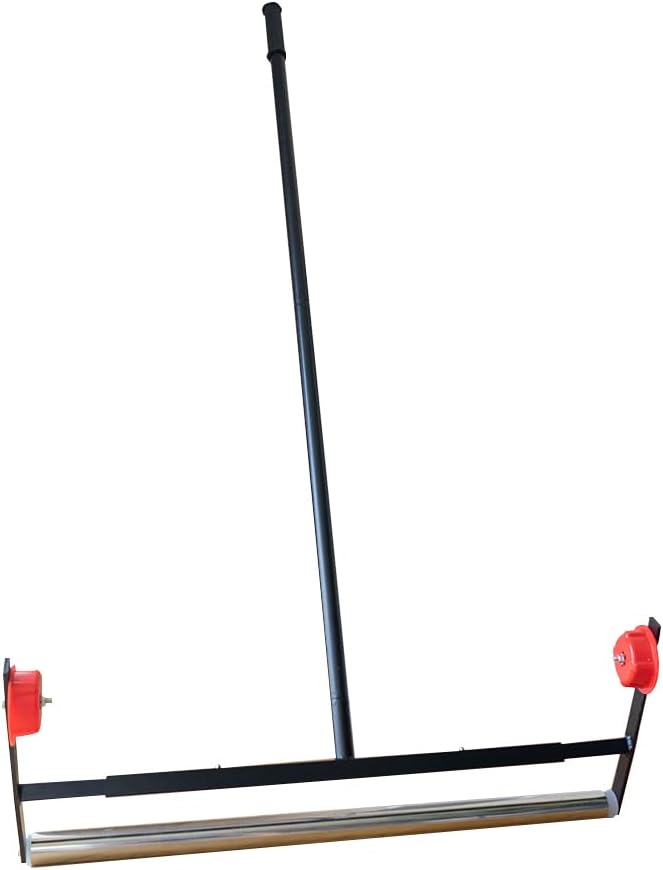 PAD ‘N PROTECT Improved Carpet Protector Film Protection Applicator, Adjustable 24”-36” Width, Fits 1.5”-3” Core, Extra Strong Handle & Joints, Durable Carpet Shield with Manual, Easy Installation