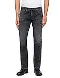 Klassische 5-Pocket Jeans Replay Herren Newbill Straight Jeans, Grau (Dark Grey Denim 9), W30/L32