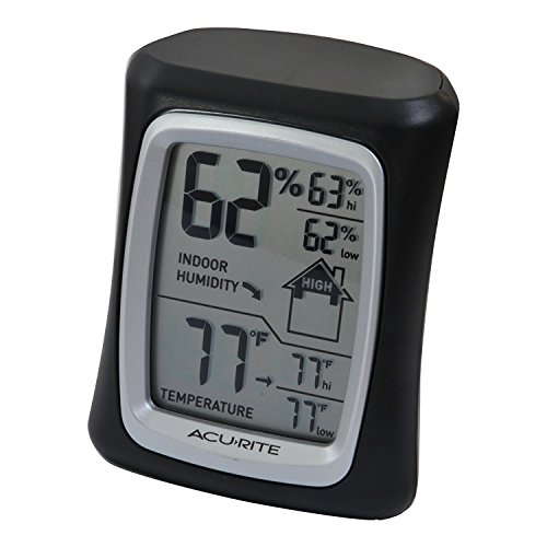 AcuRite 00325 Home Comfort Monitor Black