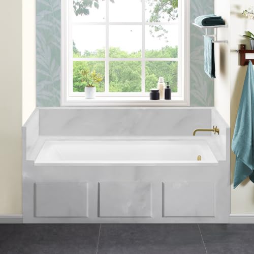 Image of Swiss Madison Voltaire 66 inch x 32 inch Right-Hand Drain Alcove Bathtub