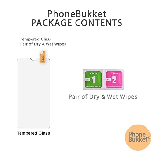 Image of Tempered Glass Guard Protector for Realme 3 Pro (Transparent) Full Screen Coverage, Pack of 1