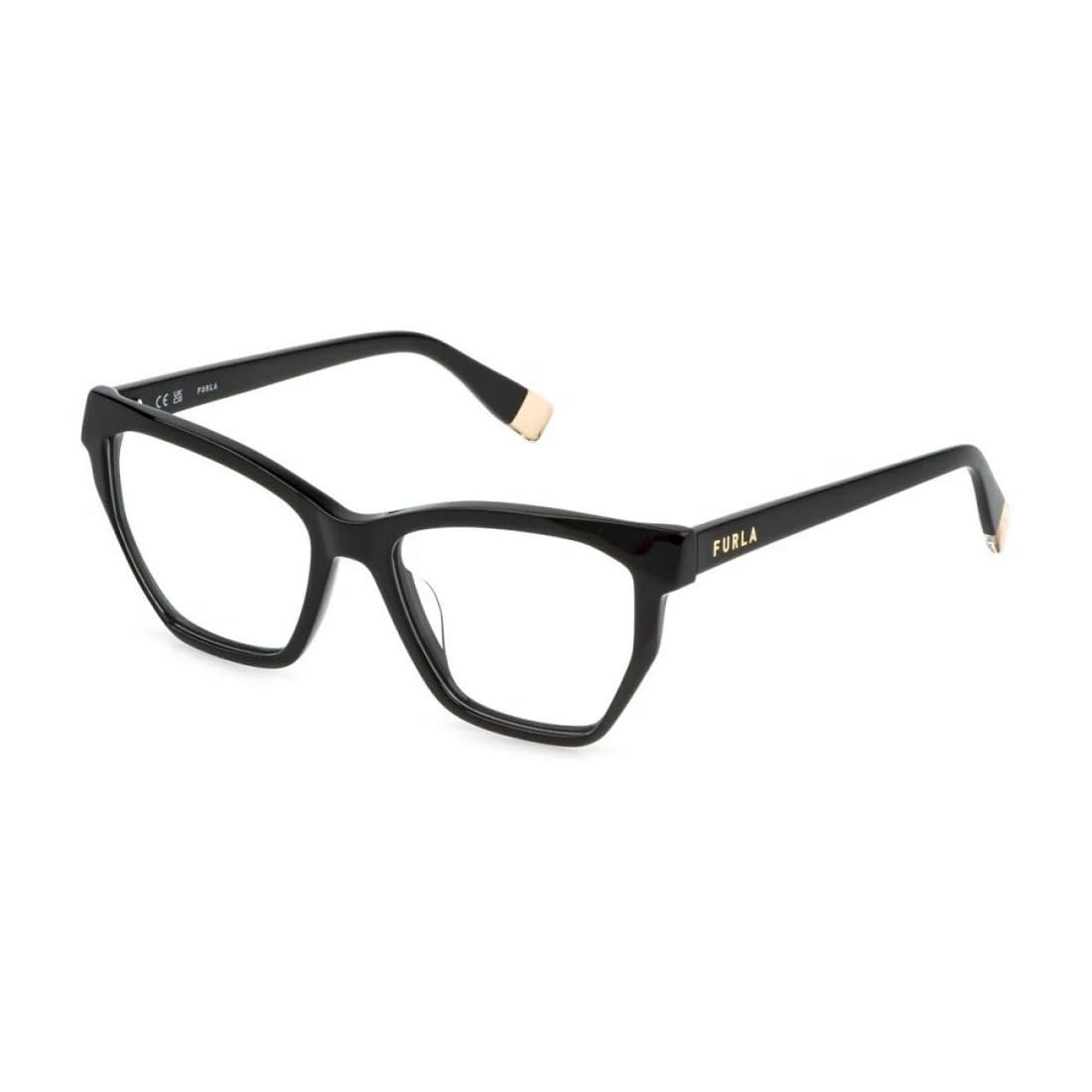 PLASTIC OPT FRAME FURLA - MAT: Cellulose acetate_C: SHINY BLACK D: 140x17 / Female Cura della persona e salute