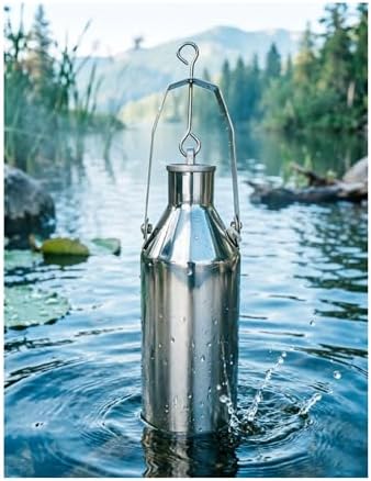 Portable Stainless Steel Liquid Sampler Kit, 500ml Oil Sample Collector Tool for Fuel & Motor Oil Sampling, Durable and Easy to Use, Ideal for Home & Professional Use