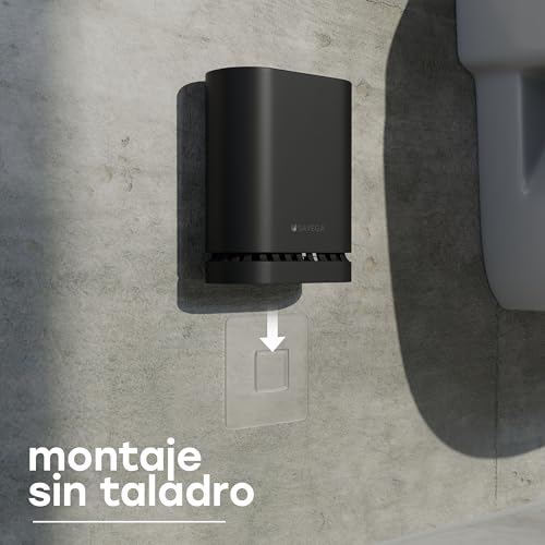 Miniatura 5 de Savega Escobilla Wc Silicona Con Cabezal Flexible Escobillero De Pared Sin Taladro - Escobilla Baño Silicona Con Diseño Discreto Negra Mate