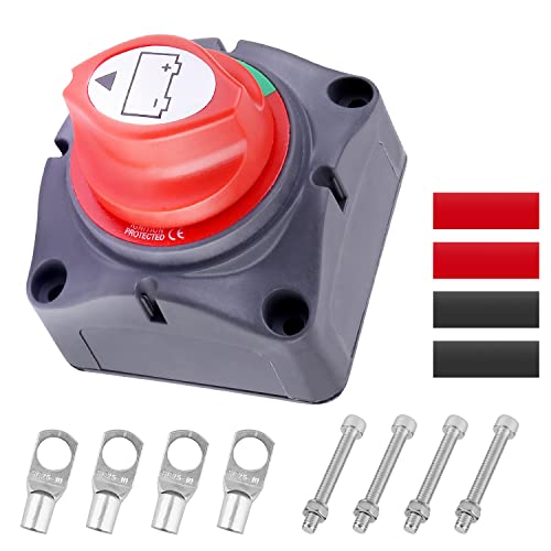 Interruttore Separazione Batteria 12V-24V 200A - Impermeabile, Per Auto, Camion, Barca, Moto - Foto 8