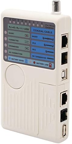 RJ11 RJ45 USB BNC LAN Network Cable Tester Remote LAN Cables Tracker Detector 4 in 1 Fast Tester Tool
