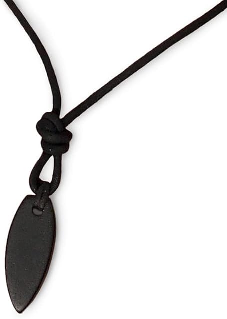 Local League Australia Mens Surfboard Pendant Adjustable Necklace Black Leather Cord Man String Beach Surfer Boys Choker Holidays Party Gift