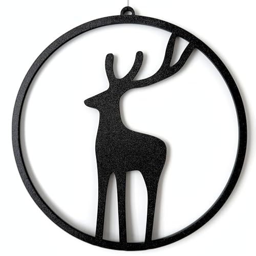 Fensterdeko Hirsch aus PLA – hängende Fensterdeko für Weihnachten &...