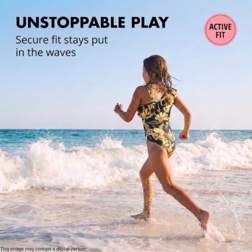 Image of Kanu Surf Girls Morgan Floral Ruffle 1-Shoulder 1-piece Swimsuit