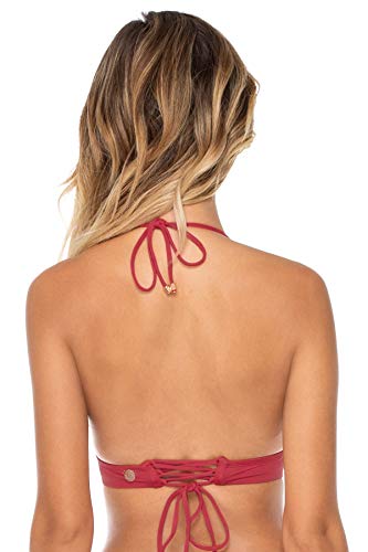 Image of Swim Systems Women's Standard Lovebirds Halter Bikini Top Swimsuit