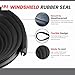 Seal Rubber Universal Windshield Rubber Molding (5 Feet, Black, EPDM)