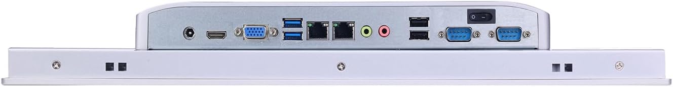 19 Inch TFT LED Industrial Panel PC, High Temperature 5 Wire Resistive Touch Screen, I5 1235U, PW28, VGA, HDMI, 2 x LAN, 2 x COM, 0 RAM, 0 Storage, Barebone No System