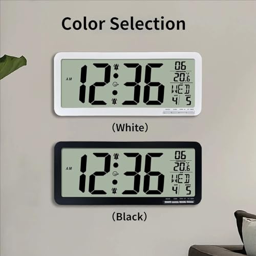 Reloj de pared digital con función de repetición que soluciona tus despertares 4